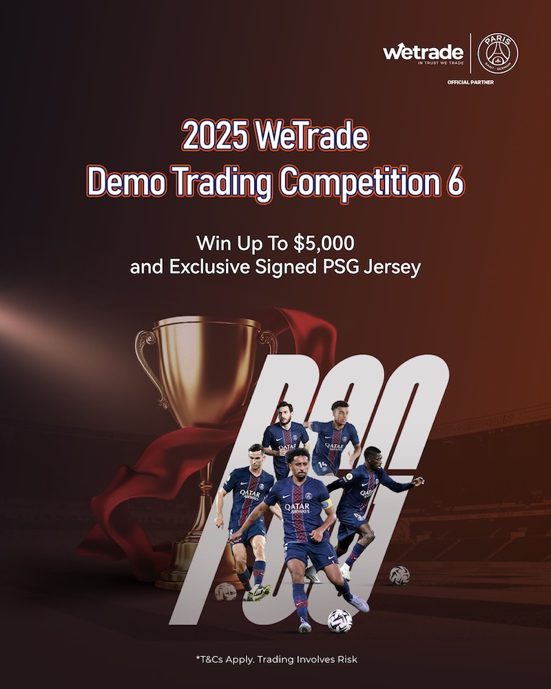 Trade to Victory: Win $5,000 and a Signed PSG Jersey in WeTrade Demo Competition 6