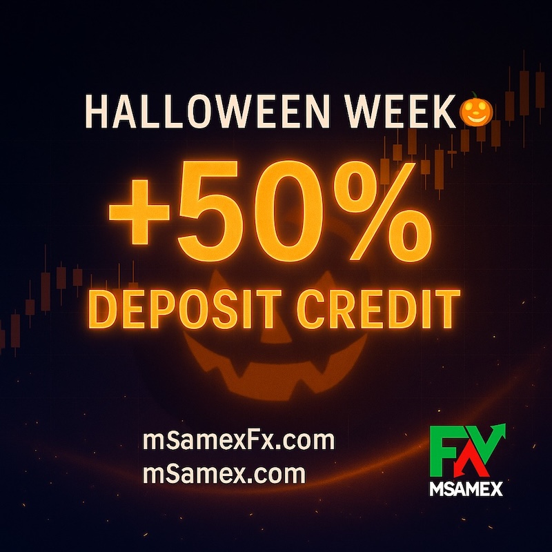 mSamex Unveils Halloween Week Trading Boost: +50% Deposit Credit up to $10,000