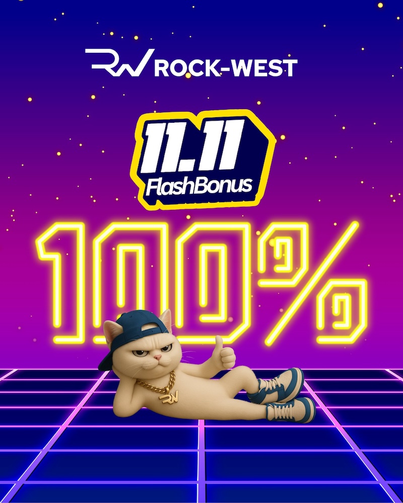 11.11 FLASH BONUS — 100% deposit match + $2 per lot on FX, Commodities & Indices this November with Rock-West