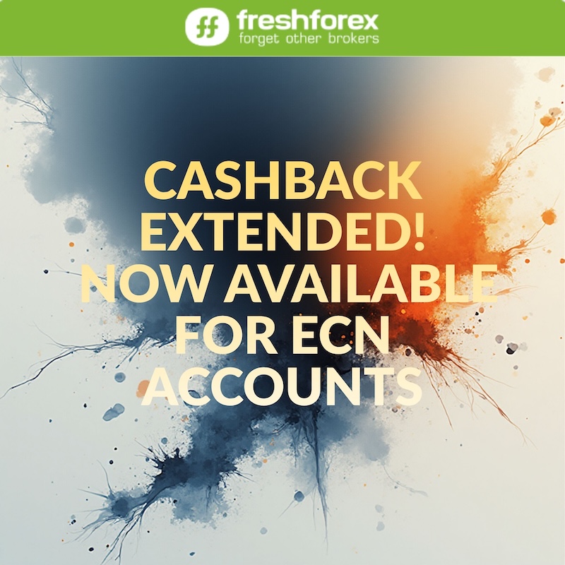 FreshForex Expands Cashback Promotion to ECN Accounts, Offering Weekly Rebates Up to $20